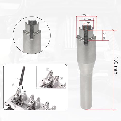 Engine Camshaft Timing Tool Kit, Compatible with Land Rover Discovery Sport Evoque 2.0T Jaguar F pace XE XF Petrol Engine, Replace JLR-303-1636 JLR-303-1635 JLR-303-1630