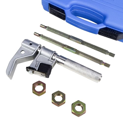 Universal Outside Thread Chaser Repair Tool for 1” to 5-1/4” O.D. (25~135mm) with Standard Thread 6pcs Dies Set,2pcs External & INTERNALTHREAD Restoring File Set,3pcs Die Nut. - style: tool with 6 die,2 thread files,3 die nut