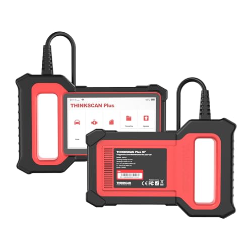 THINKCAR OBD2 Scanner, ThinkScan Plus S7 ABS,SRS,ECM,TCM,BCM,AC,IC System Diagnostic Scan Tool with 5 Special Services Options, Cover 94 Car Brands Code Reader, FCA AutoAuth, Wireless Update
