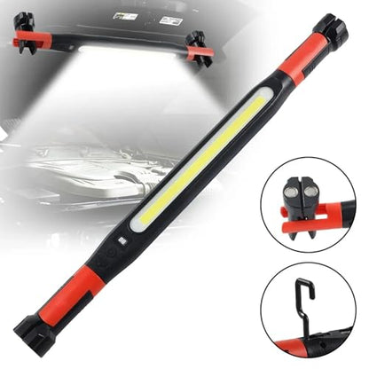 Under Hood Light, Magnetic USB Rechargeable Work Light with Flexible Neck 1200LM for Mechanics Car Repair and Garage Use