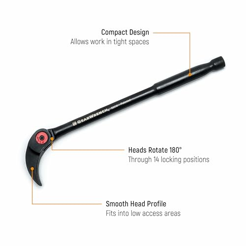 GEARWRENCH 3 Pc. Indexing Pry Bar Set 8", 10" & 16" - 82301D - style: 3-piece kit