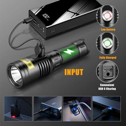 Home Safety 1602 395nm UV Flashlight Blacklight Portable Black Light for for Pet Urine Finding & Mineral, Antique Detection, Scorpion Search, etc (1602_UV395nm)