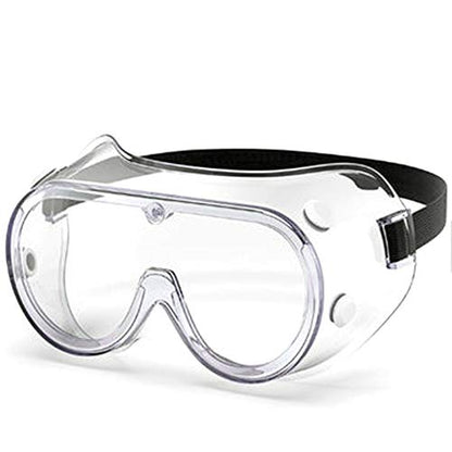 Protective Safety Goggles, Clear Lens & Anti Fog, Adjustable Head Belt Lightweight & Durable, 6 Pack - style: Clear Lens 6 Pack Safety Goggle