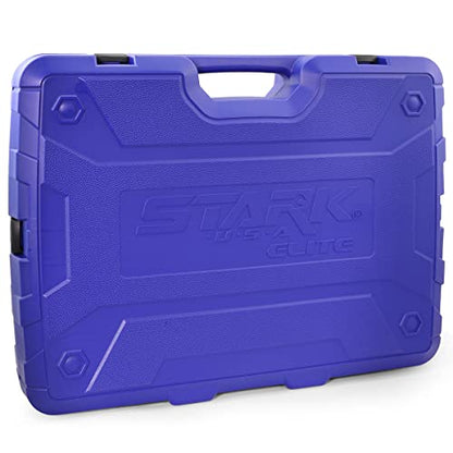 Stark Elite 1/2" Drive 84pcs Impact Socket MASTER SET, SAE & Metric from 3/8 Inch - 1-5/16 Inch, 10mm - 32mm, Standard/Deep Sockets with Case - style: 84pcs SAE/Metric Impact Socket Set