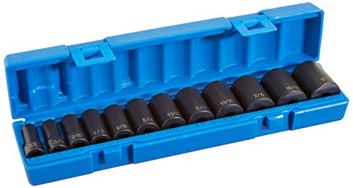 Grey Pneumatic (1213SD) 3/8" Drive 12-Piece Semi-Deep Standard Socket Set - style: 12 Piece Semi-Deep Standard Set