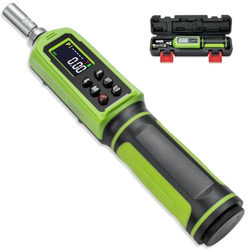 1/4" Drive Digital Torque Screwdriver, 0.15-10N.m for Gunsmithing | 1.3-89In.Lb Inch Pound Screwdriver Torque Wrench with ±2% Accuracy, Vibration Buzzer Indicator for Bike, Mounting,Electronics - size: 1.3-88.5 In.Lb/0.15-10 N.m