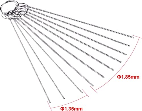 2 Set Carburetor Carbon Dirt Jet Remove Cleaner Welding Torch Tip Cleaner 13 Cleaning Wires Set + 10 Cleaning Needles + 5 Nylon Brushes for Motorcycle ATV Moped Welder Carb Chainsaw Spray Guns - style: 10Needles+5Brushes+13Cleaning Wires