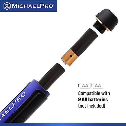MichaelPro 1/2 Flex Head Digital Torque Wrench with Angle Function, 25 to 250 ft-lbs (34 to 340 Nm), Target Torque Multi-Alert System, 10 Available Presets | MP001227
