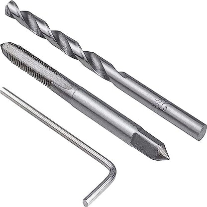 30pcs Thread Repair Kit M8 x 1.25 mm Thread Insertion Metric Striped Thread Repair Drill Tap Hand Tool Kit Helicoil Inserting Tool Thread Recovery Kit