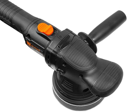 WEN 20V Max Cordless 5-Inch Dual Action Polisher and Waxer Kit with 4Ah Battery, Charger, and Polishing Pads (20875) - size: Cordless 5-Inch