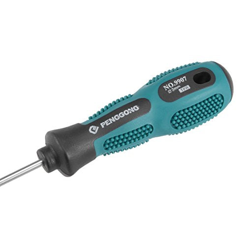 uxcell #0 Phillips Screwdriver 3 Inch Round Shaft Non Slip Comfortable Handle - size: PH0 x 3"