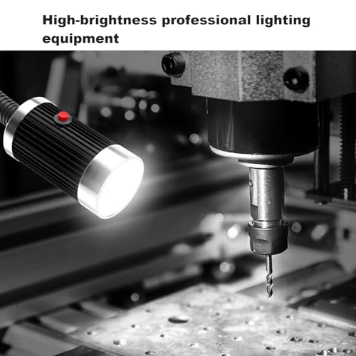 Led Machine Light 110/220/24V IP68 Waterproof Work Light, Agnetic Work Light Bar,Industrial Flexible Gooseneck Lamp Magnetic Switch Base,Work Light For Lathe Milling Lighting ( Size : 6W-24V )