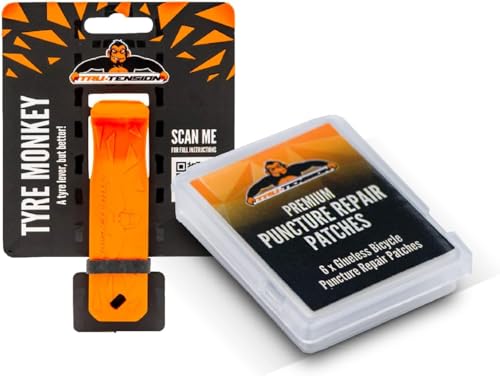 Tru-Tension | Tire Monkey | Tire Lever | Only One Tool Needed to Change Any Tire | Bicycle Tools & Accessories - style: Repair Bundle