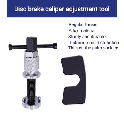 Automotive Brake Caliper Piston Rewind Kits Car Brake Piston Wind Back Tool, Right Handle Set Vehicle Compression Tool for Disk Pad Universal for RV SUV Truck