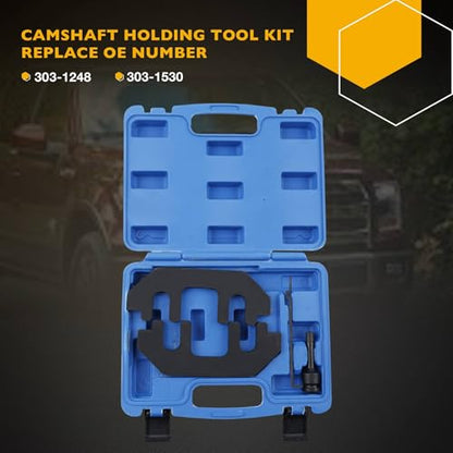 Timing Chain Kit w/Water Pump, Fit for 2011-2019 Ford F150/Edge/Explorer | Fit for Ford Taurus/Flex/Mustang, Lincoln 3.5 3.7 L Engine, with Camshaft Holding Tool Kit, Replaces# 252-955 303-1530