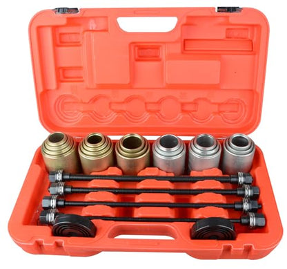 26pc Universal Press and Pull Sleeve Kit Bushing Bearings and Seals Removal Installation Kit