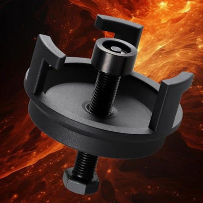EVRBUL Harmonic Balancer Pullers Harmonic Balancer Puller and Installation Tools Compatible with Chevy LS Dodge Jeep V6 V8 Harmonic Balancers Without Tapped Holes Replace# 25264