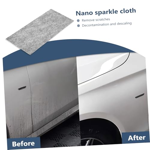 12pcs Nano Sparkle Cloth Scratch Repair Tool for Cars Trucks and More Effortlessly Remove Scratches and Water Spots Various Surfaces