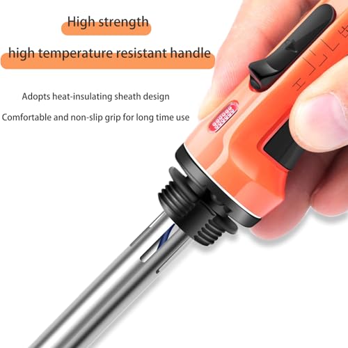 Plastic Welding Kit, 110V/100W Plastic Welder, for DIY, Car Bumper, Dashboard, Kayak, Canoe Repair Tool-With 40 Rods,1 Wire Mesh,5 Metal Foils,1 Sandpaper,1 Stand,1 Metal Brush,1 Screwdriver,2 tips