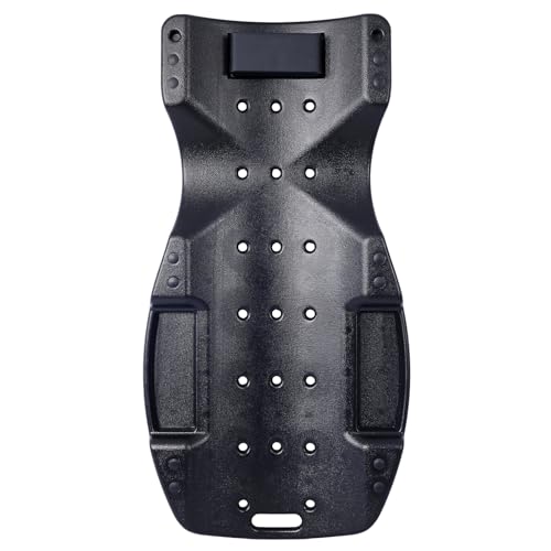 Mechanic Plastic Creeper, 48 Inch Low Profile Creeper with Blow Molded Ergonomic HDPE Body, Padded Headrest & Dual Tool Trays, 440 Lbs Capacity, Car Creeper/Seat for Garage, Shop, Tool Gift (Black) - color: Black