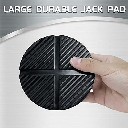 TONDA Floor Jack Rubber Pad, Universal Jack Puck Adapter, Pinch Weld Side Frame Rail Protector, 2 Pack - color: 2 PACK