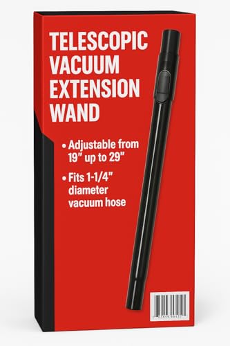 MP Maresh Products Telescopic Extension Wand - Household Cleaning Tool | Vacuum Extension Wand, Compatible with Eureka Vacuum Cleaner, Oreck Vacuums & More, Baseboard Cleaner Tool, Telescoping Tube - size: Telescopic Extension Wand