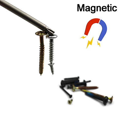 YDLQWCZ Long Torx Security Screwdriver Bit Sets 6 Inch Length T8 T10 T15 T20 T25 T27 T30 T40 S2 Steel Torx Security Head Drill Screw Driver Drill Set (8Pcs 150mm)