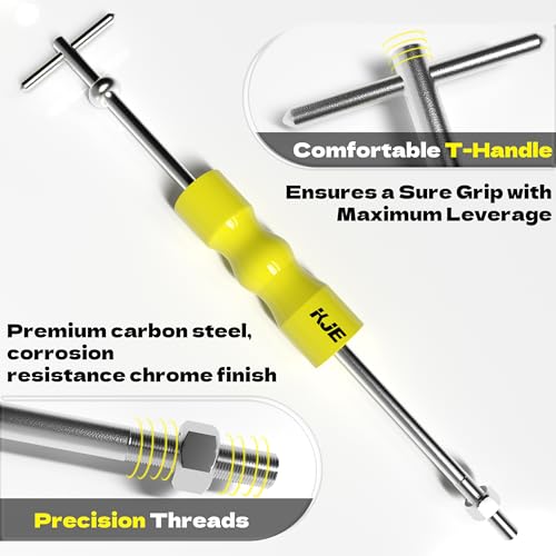 KJE CV Axle Removal Tool & Axle Puller Set – 4pc CV Joint Fork Kit with 50mm & 64mm Forks, Slide Hammer – CV Shaft Puller Tool for Ford Taurus, Mercury Sable, SVT Raptor, Lincoln Navigator