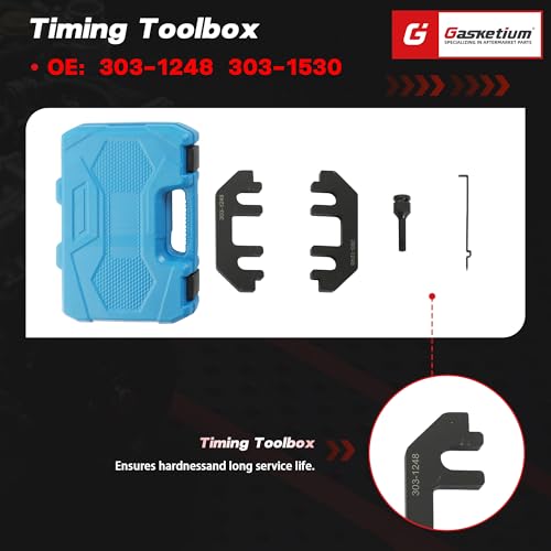 3.5 Timing Chain Kit w/Tool Kit Camshaft Holding Tool Water Pump | Fit For Ford Edge Explorer Flex Taurus Mustang 2011-2019 3.5L 3.7L V6 Replace OE BL3Z-6268-A AW6348