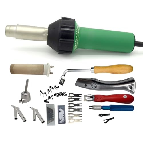 120V Hot Air Welding Gun Flooring Weld Kits Welding System 1600W Welding PVC TPO EPDM Single Ply Roofing Membranes FloorRepair Welding Tools