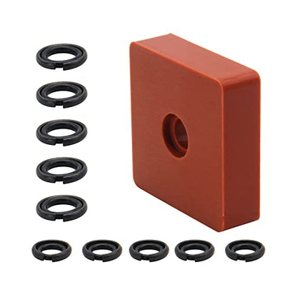 (5+5 Sets) 3/8" & 1/2" Impact Wrench Retainer Rings with O-ring, Fit For Electric/Pneumatic Wrench, Including Anvil Retaining Ring Install Tool - size: 5+5 Sets 1/2"&3/8" Retainer Rings w/ O-Ring & Tool