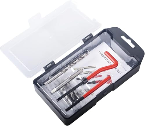 Thread Repair Kit M9x1.25mm Helicoil Restoring Thread Repair Tools Wire Insert Kit for Helicoil Type Internal Screw Holes Repairing (M9 x 1.25) - color: M9 x 1.25