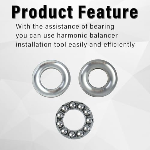 LS Harmonic Balancer Installation Tool Crank Pulley Installer with Bearing Compatible with 1997-UP GM V8 LS1 LS2 LS3 LS4 LSX LSA LS6 LQ4 LQ9 Engines 551141
