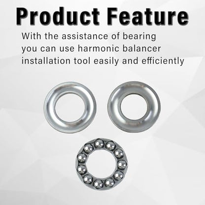 LS Harmonic Balancer Installation Tool Crank Pulley Installer with Bearing Compatible with 1997-UP GM V8 LS1 LS2 LS3 LS4 LSX LSA LS6 LQ4 LQ9 Engines 551141