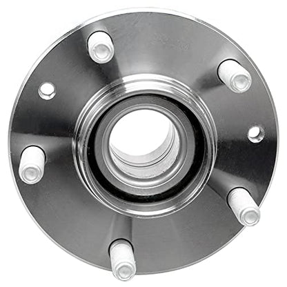 Detroit Axle - Pair Front Wheel Bearing and Hubs Assembly for Mazda 1989-1998 MPV, 1992-1995 929, 5 Lugs w/ABS Ring - style: 512269 x2V2/Pair