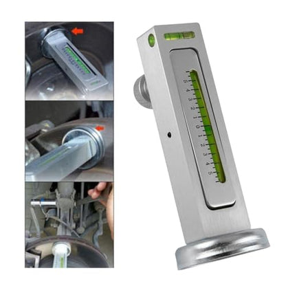 Camber Alignment Tool, Wheel Alignment Magnetic Gauge Tool Horizontal Angle Meter Gauge Camber Setting Aid for Car