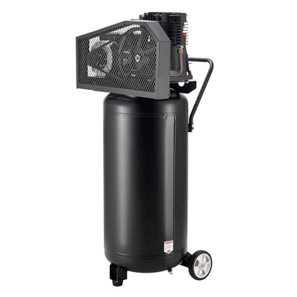 VEVOR 30 Gallons Air Compressor, 2HP 5.3SCFM at 90PSI, Max 125PSI Pressure Oil-Lubricated Air Compressor Tank, Portable on Wheels for Auto Repair,Tire Inflation,Spray Painting,Woodwork Nailing,120V - size: 30-Gallon
