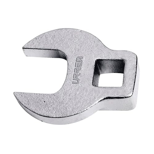 URREA 3/8" Drive Crowfoot Wrench - 21mm Open End Socket Wrench with Drop Forged Construction & Nickel-Chrome Finish - 4921M - size: 21mm