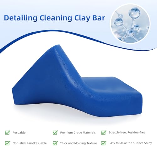 IPELY 4 Pack 100g Car Clay Bar Auto Detailing Magic Clay Bar Cleaner for Car Wash Car Detailing Clean