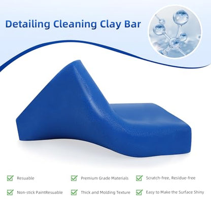 IPELY 4 Pack 100g Car Clay Bar Auto Detailing Magic Clay Bar Cleaner for Car Wash Car Detailing Clean
