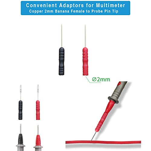 54-in-1 Multimeter Test Probe and Test Lead Kit for Electronic Specialties Automotive| Heavy Duty Puncture Probe Wire-Piercing Test Clips | Multi-Type Back Probe Set | Alligator Clips