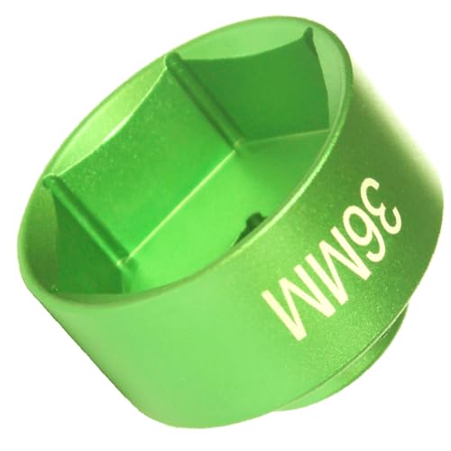 36mm oil filter socket Wrench. for Ford F250, BMW, Mini, Volvo, Audi, VW, Porsche Vehicles -Fuel filter/oil Filter cap socket Removal tool-36mm - color: Green, size: 36mm