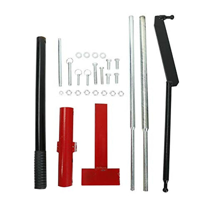 BLACKHORSE-RACING Multi Manual Tire Changer Auto Car Tire Changer Car/Truck/Motorcycle Portable Hand Tool Tire Bead Breaker Changer for 4" to 16-1/2" Tires ATV Wheel,Red