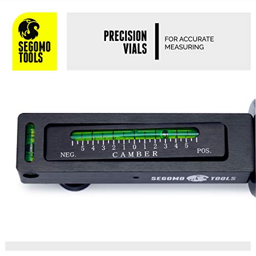 Adjustable Universal Magnetic Camber Gauge | Magnetic Camber Alignment Gauge | Alignment Car Tool | Camber Gauge Magnetic | Castor Wheel Gauge | Camber Tool | Caster Alignment - WCC01