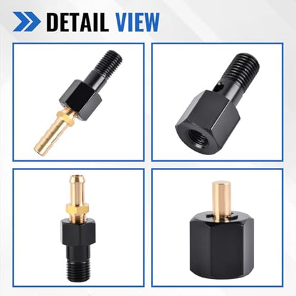 Fuel System Test Fitting Adapter Kit Fit for 5.9L Cummins Diesel Engine 9011 9012 9013 9014, High-Precision Fuel Pressure Testing Tool Set