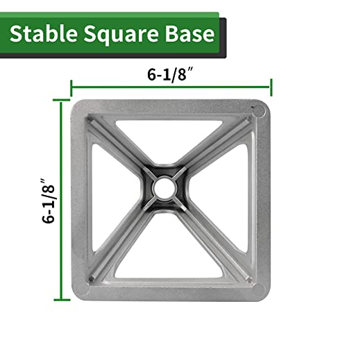 RVGUARD RV Stack Jacks 2 Pack, Aluminum Stabilizer Jacks for RV Trailer Camper, Single Support Up to 6000 Lbs, Adjustable from 11" to 17" - size: 2 Pack