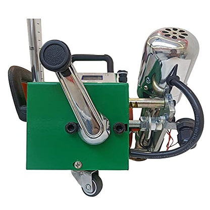 TECHTONGDA Automatic Hot Air Welder 110V PVC Banner Welding Machine Heat Jointer Plastic Fabric Welder Seamless Splicing Machine with Welding Thickness 0.2-2mm for Advertising Cloth Banner Fabric PVC