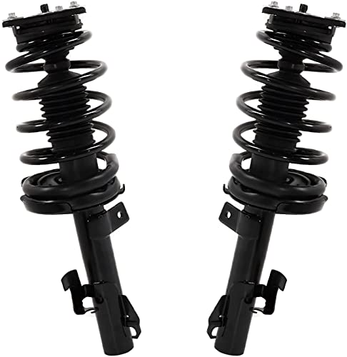 Detroit Axle - Front Struts w/Coil Spring Rear Shock Absorbers Replacement for 2012 2013 2014 Mazda 5 - size: 4AQ47205/Shock Kit