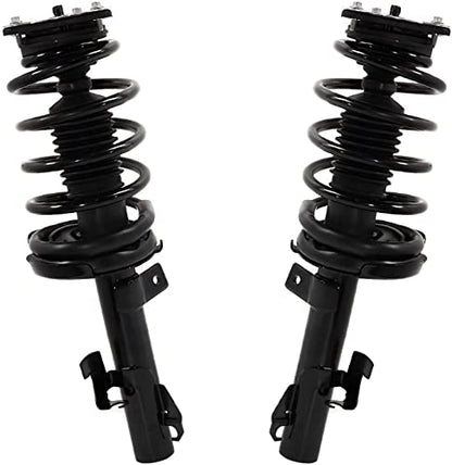 Detroit Axle - Front Struts w/Coil Spring Rear Shock Absorbers Replacement for 2012 2013 2014 Mazda 5 - size: 4AQ47205/Shock Kit