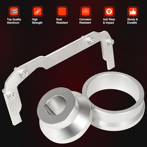 Bonbo Front and Rear Cover Billet Alignment Tool & Oil Pan Alignment Tool Fits for LS Series Engines 4.8 5.3 5.7 6.0 LS1 LS2 LS3 LS6 L99 LS9 LSA LQ4